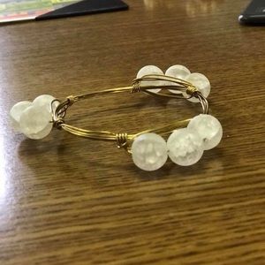 bourbon & boweties inspired wire wrapped bracelet